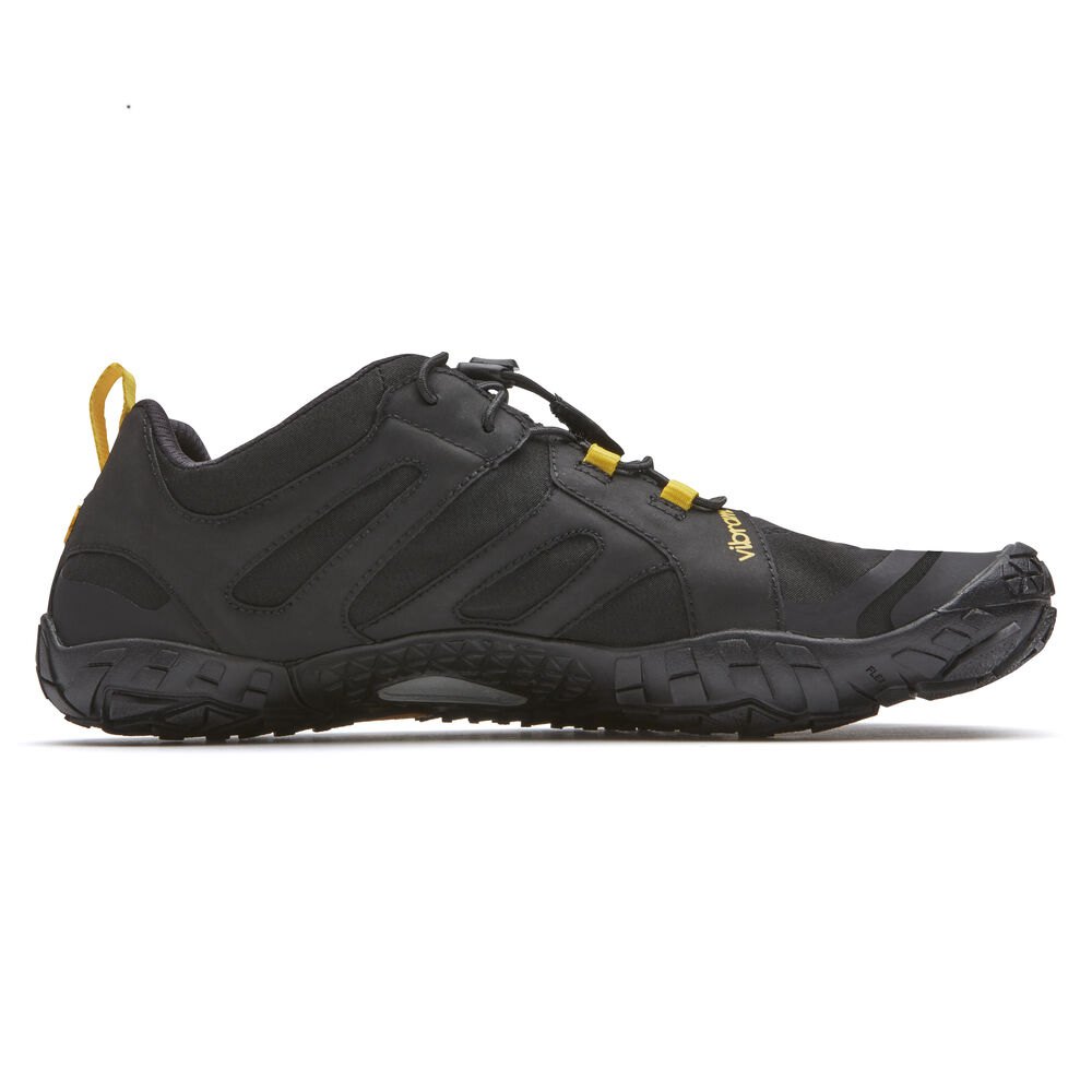 Tenis Hombre Negros/Amarillos - FiveFingers V-Trail 2.0 - HCESZD-281